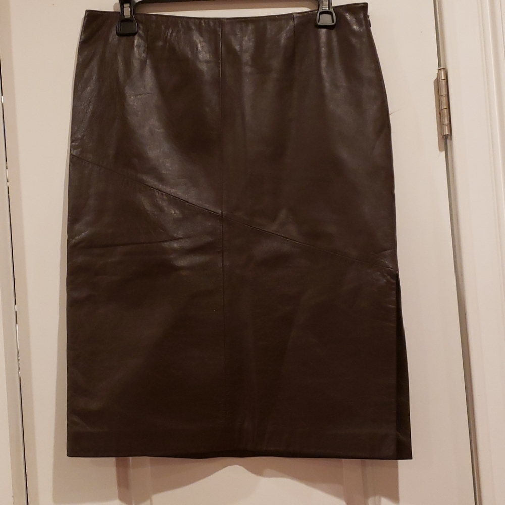 Genuine leather  Long skirt by rem garson